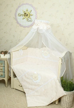 Комплект постельного белья для новорожденных Нежность