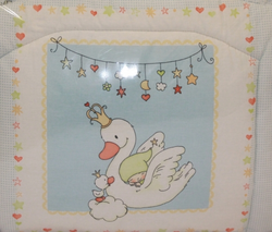 Постельный комплект для новорожденных "Лебедь"
