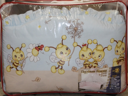 Комплект постельного белья для новорожденных "Пчелки"