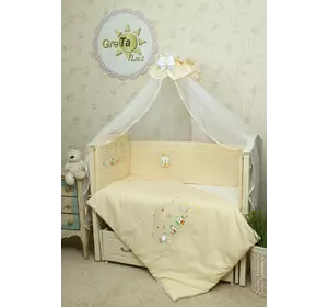 Набор постельного белья в кроватку для новорожденных Радуга